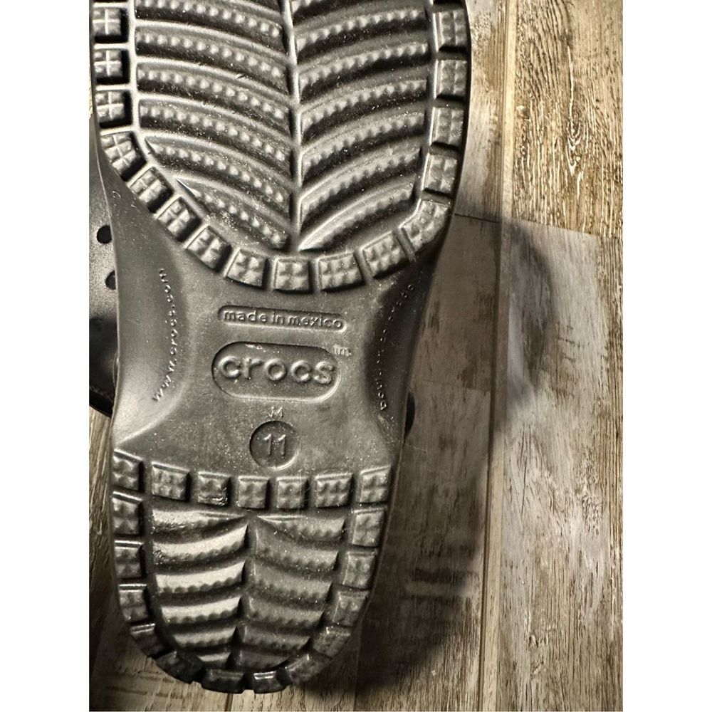 CROCS Men’s Classic Crocs Black Size 11 - Picture 4 of 4